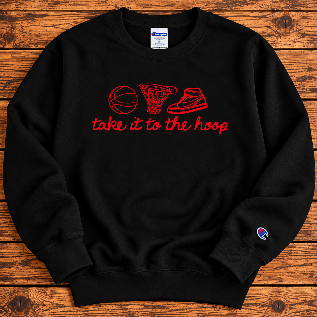 Take it to the Hoop Champion Crewneck