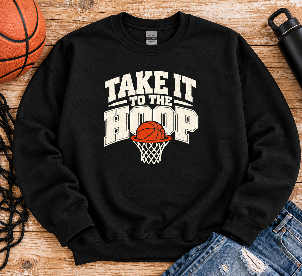 Take it to the Hoop Varsity Tee & Crewneck