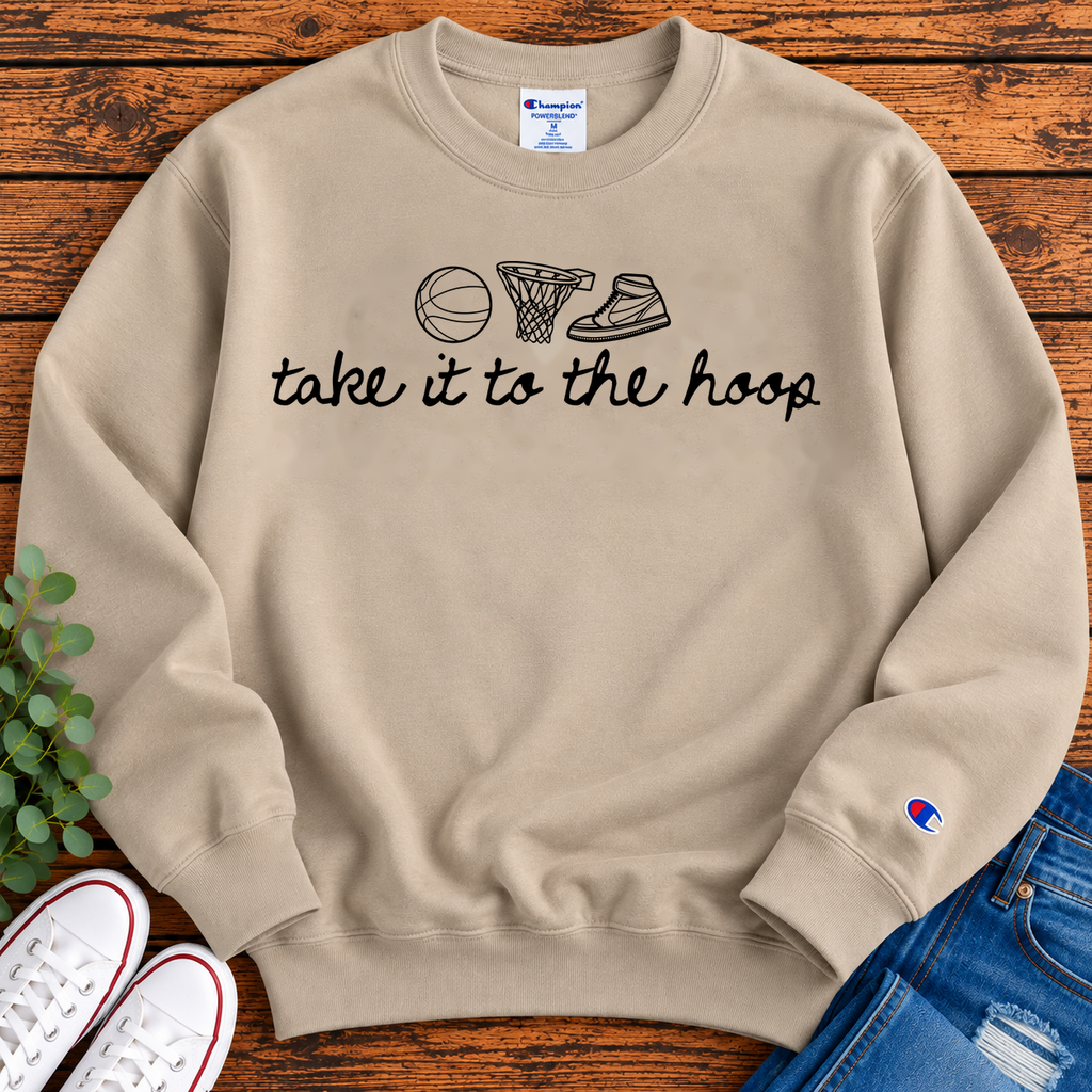 Take it to the Hoop Champion Crewneck