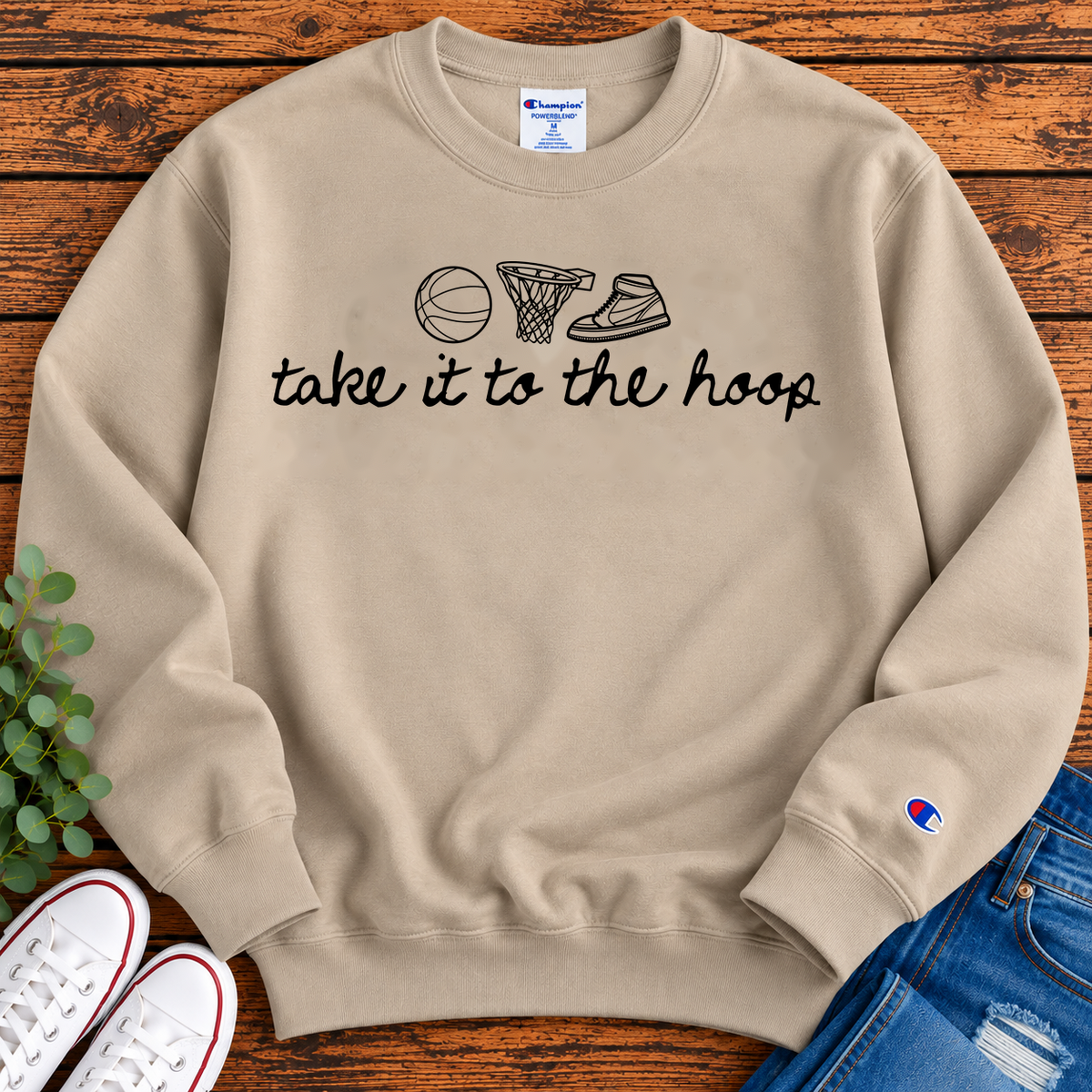 Take it to the Hoop Champion Crewneck